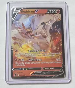 Reshiram V 024/195 Sword & Shield - Silver Tempest Ultra Rare Pokemon NM/M - Image 1