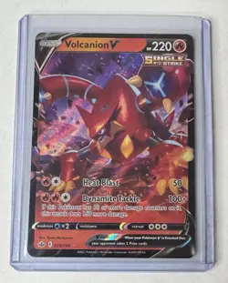 Volcanion V 025/198 SWSH06: Chilling Reign Ultra Rare Pokemon NM/M - Image 1