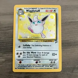 2001 Base Set 2 Wigglytuff Cosmos Holo 19/130 Rare WOTC Pokemon Card TCG LP - Image 1