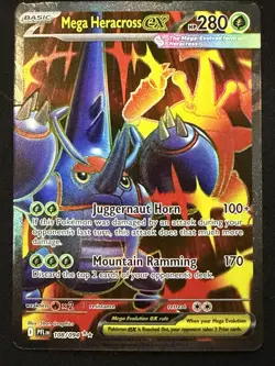 Pokemon TCG Mega Heracross ex 108/094 Me02: Phantasmal Flames - Full Art - Image 1
