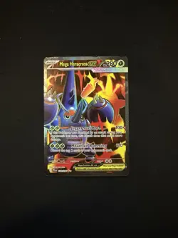 Pokemon TCG Mega Heracross ex 108/094 Me02: Phantasmal Flames - Full Art - Image 2
