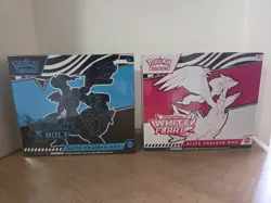 Pokemon TGC Black Bolt And White Flare Elite Trainer Box ETB Set Of Two. New - Image 1