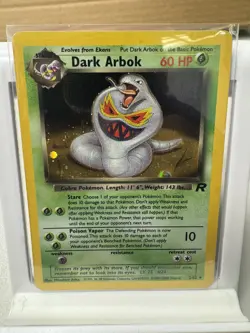 Dark Arbok 2/82 - Team Rocket Holo Rare Pokemon TCG - LP - Image 1