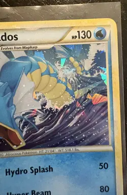 Gyarados - (Cracked Ice Holo) HeartGold & SoulSilver 4/123 Holo 2010 Pokemon - Image 3