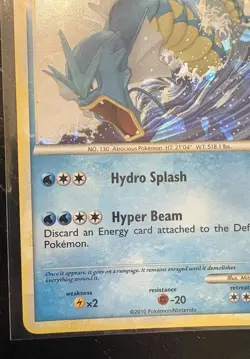 Gyarados - (Cracked Ice Holo) HeartGold & SoulSilver 4/123 Holo 2010 Pokemon - Image 4
