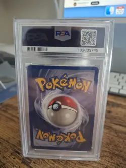 1999 POKEMON BASE SET UNLIMITED #4 CHARIZARD-HOLO PSA 1 - Image 2