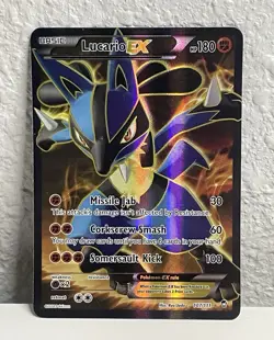 (LP) Lucario EX 107/111 Full Art Ultra Rare XY Furious Fists Pokemon TCG - Image 1