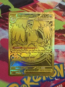 Pokemon Ascended Heroes Mega Dragonite Gold Hyper Rare 295/217 PACK FRESH CLEAN! - Image 1