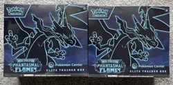 2X Phantasmal Flames Pokemon Center Elite Trainer Box ETB NEW AND SEALED - Image 1