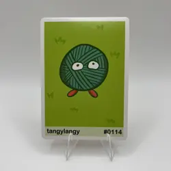 Tangela - Tangylangy #114 Pookiemoot Series 1 Custom Fan Art Pokemon - Image 1