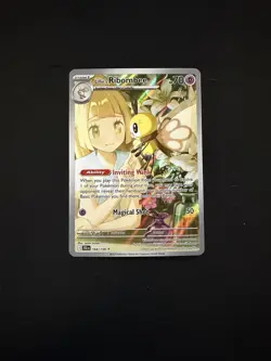 Pokemon TCG Lillie's Ribombee 164/159 Sv09: Journey Together - Illustration Rare - Image 2