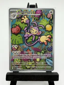 Ambipom 107/094 Pokemon TCG Me02: Phantasmal Flames Illustration Rare - Image 1