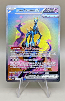Pokemon - Iron Crown ex - 206/162 - SV05: Temporal Forces - Image 1