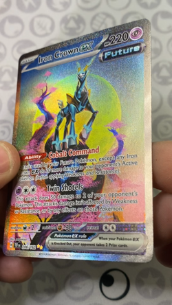 Pokemon - Iron Crown ex - 206/162 - SV05: Temporal Forces - Image 2