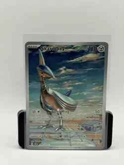 Skarmory Pokemon Scarlet & Violet Surging Sparks 209/191 Illustration Rare - Image 1