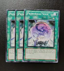 Yu-Gi-Oh - Primordial Soup 3X - Full Playset - Image 1