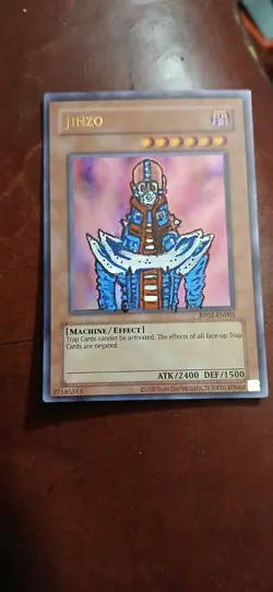 Yugioh Hand Painted Altered Art Jinzo AMERICA Artwork Painting - Image 1