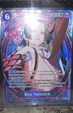 Bandai Boa Hancock SP EB03-026 One Piece Heroines Edition 8000 Power 6 Cost Holo - Image 1