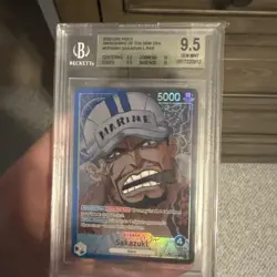 One Piece Awakening of the New Era - Sakazuki Leader Alt Art #OP05-041 BGS 9.5 - Image 1