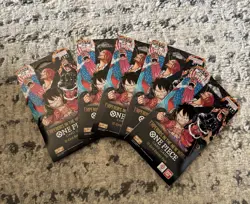 One Piece OP-09 Emperors in the New World One Piece Sleeved Booster Lot Of (5) - Image 1