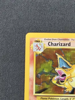 Pokemon TCG Charizard 4/102 Base Set Unlimited Holo Rare Card 1999 WOTC Vintage - Image 3