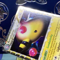 Ampharos Prime 105/123 Ultra Rare HGSS Base Pokemon Card 2010 NM - Image 4