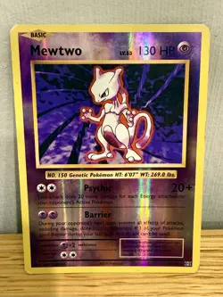 Pokemon TCG • Mewtwo Reverse Holo 51/108 • Rare XY Evolutions Card • LP-MP - Image 1