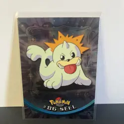 Seel #86 Blue Logo Topps Holo Foil TV Animation Pokemon Card - Image 1