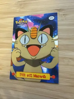 TV11 #52 Meowth - TV Animation Edition - Pokemon Topps Card Nonholo - Image 2