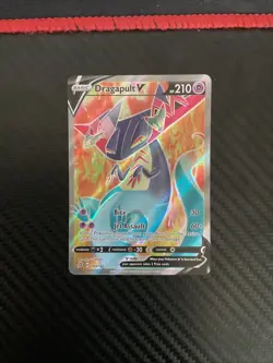 Dragapult V 183/192 Rebel Clash NM Full Art Ultra Rare Pokemon Card - Image 1
