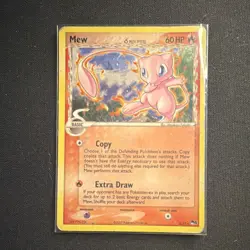 Pokemon Mew Delta Species Rare Holo Card 3/17 Corrected Back/ DMG - Image 1