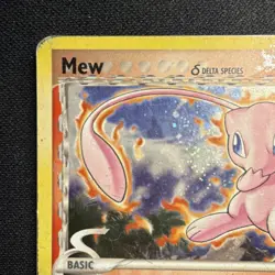 Pokemon Mew Delta Species Rare Holo Card 3/17 Corrected Back/ DMG - Image 3