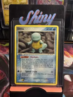 Pokemon TCG Ditto EX Delta Species Card 64/113 Squirtle Regular - Image 1