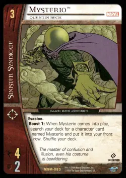 Mysterio 2004 Marvel vs System Spider-Man TCG Card (NM) - Image 1
