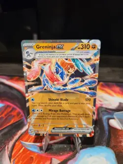Greninja EX 106/167 Double Rare - Twilight Masquerade - Pokemon TCG Card - NM - Image 4