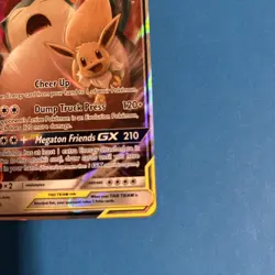 Pokemon TCG Eevee & Snorlax GX Sun Moon Tag Team Card 120/181 NM - Image 5