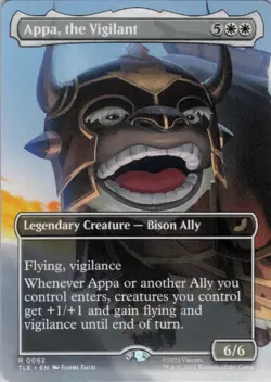 MTG Appa, the Vigilant (Borderless) (62) | NM | Avatar: Eternal-Legal {TLE} - Image 1