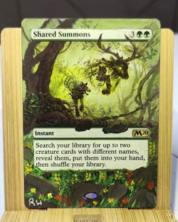 Shared Summons MTG Alter Art EDH Commander Magic The Gathering - Image 1