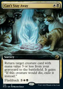 Magic the Gathering MTG Can't Stay Away (368) Innistrad Midnight Hunt NM - Image 1