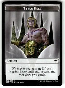 Tyvar Kell Emblem [Kaldheim Tokens] Lightly Played - Image 1