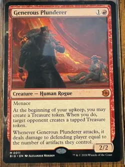 Generous Plunderer Outlaws of Thunder Junction: the Big Score Regular - Image 1