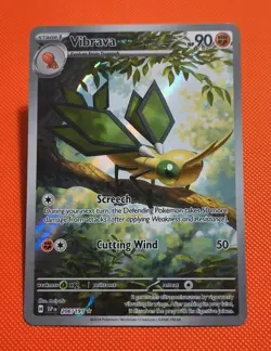 Pokemon TCG Vibrava Illustration Rare Card 206/191 Surging Sparks - Image 2