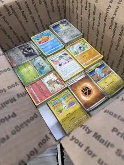 🔥 17lbs 4200+ UNSEARCHED Pokemon Bulk Lot! Some Holos & Vintage Cards LP/NM ✨ - Image 4