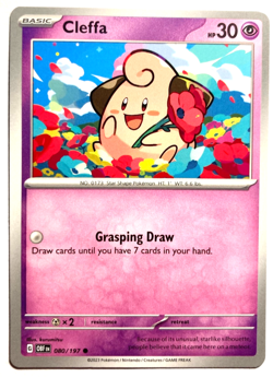 Pokemon Cleffa! + FREE extra Rare card! - Image 1