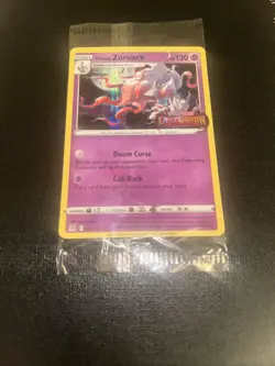 Pokemon Card Hisuian Zoroark 076/196 Holo Stamped & Sealed Lost Origin - Image 1