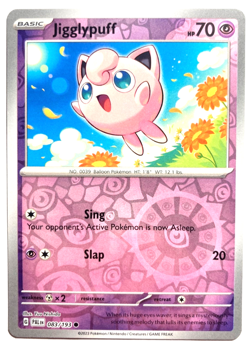 Pokemon Jigglypuff Reverse Holo + FREE extra Rare card! - Image 1