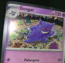 WHOLE FART SWIRL 🌀💫 NM Gengar 094/165 151 Club Cosmos Holo Promo Pokemon Card - Image 2