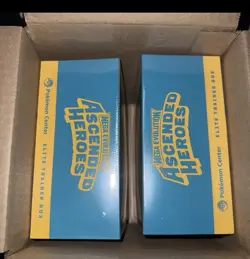 IN HAND [2] Mega Evolution Ascended Heroes Pokemon Center Exclusive ETB Sealed - Image 1