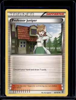 Professor Juniper Plasma Blast common Pokemon TCG 84/101 NM+ - Image 1