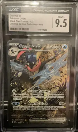 CGC GRENINJA ex BLACK STAR PROMOS-HOLO MINT+ 9.5 - Image 1